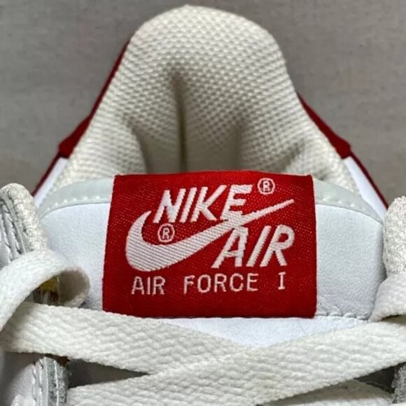 Nike Air Force 1 Men's 10 White Red Low '82 Limited 306353-161 Rare 2003 Y2K Vtg - Picture 10 of 16